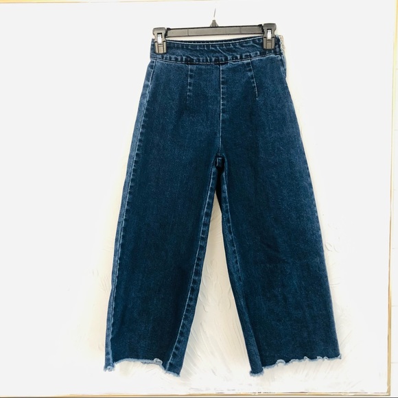 Forever 21 High Waisted Wide Leg Jeans - Women's 25 - Picture 1 of 7